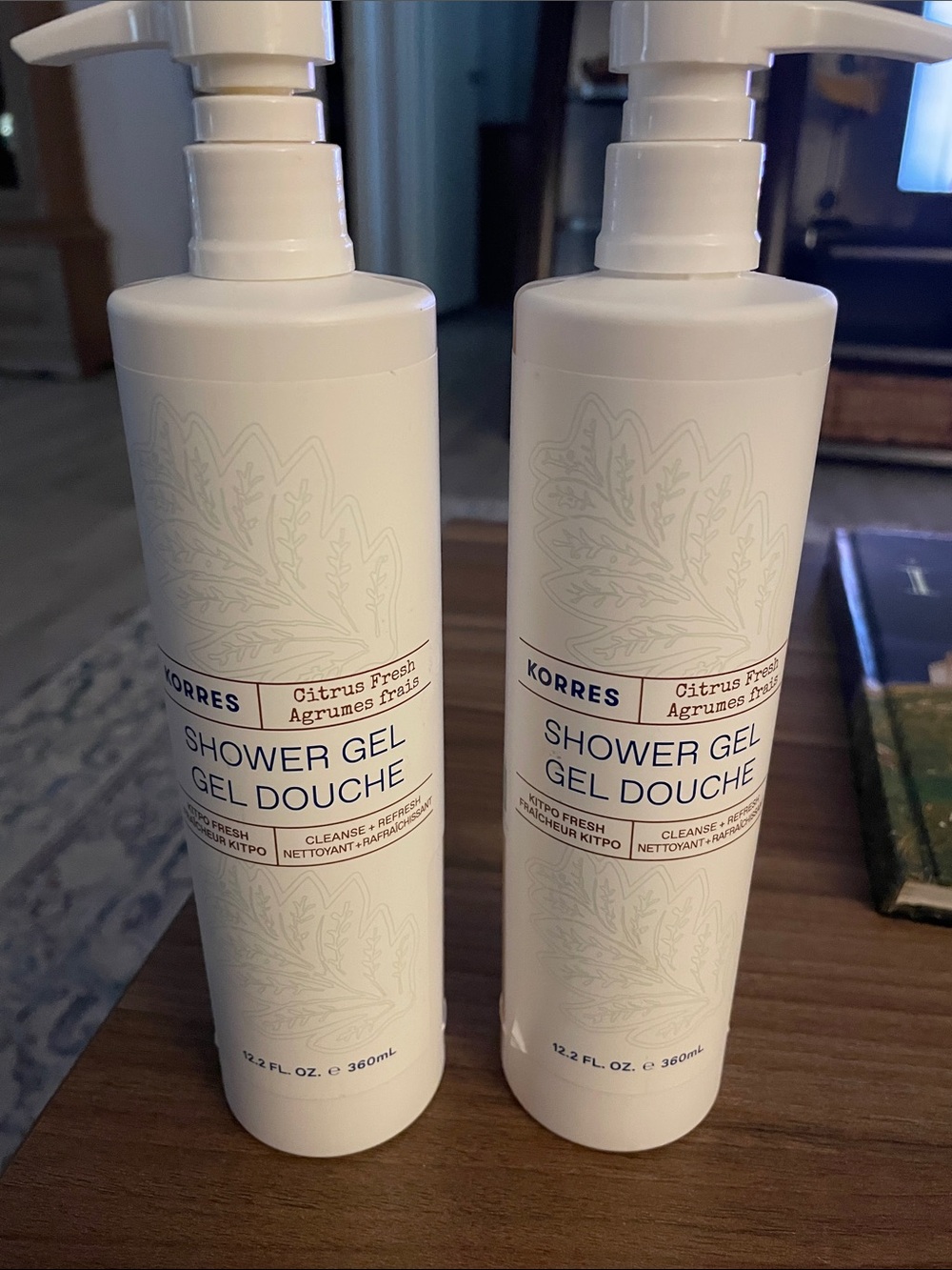 Korres Citrus Fresh Shower Gel - White set of 2